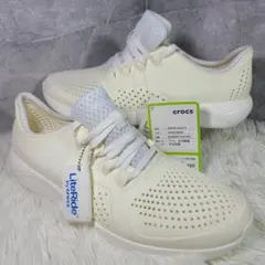 【crocs】literide pacer m　レースアップメッシュスニーカーのサムネイル
