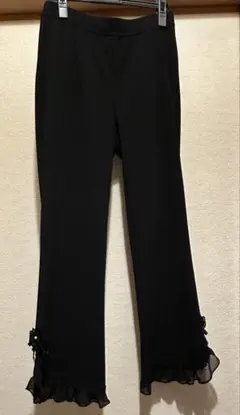 2026SS スーパービューティー⭐️ フラワーモチーシフォンフリルパンツ