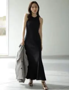 マーメイドリブカットワンピース　anuans