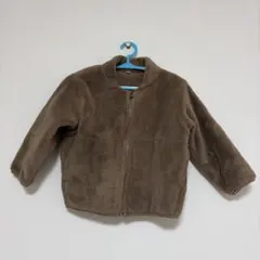 無印良品　ブラウンフリースアウター サイズ90