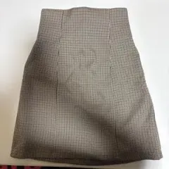 INGNI チェック柄レースアップミニスカート