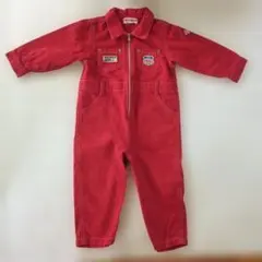 MIKIHOUSE ミキハウス デニム ロンパース　カバーオール レトロ
