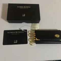 dunhill ダンヒル キーケース ブラック レザー