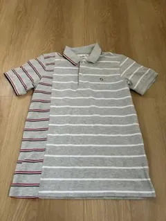 アーノルドパーマー　半袖　Tシャツ　ポロシャツ　グレー　ボーダー　サイズ2のサムネイル