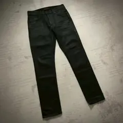 超美品 Nudie Jeans コーティングデニム ブラック W32のサムネイル