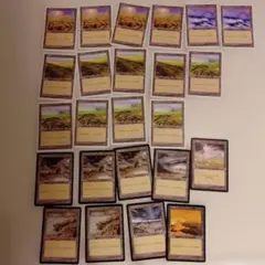 MTG 5版 白枠 山 基本土地 7枚セット - メルカリ