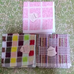 ⑰3枚 タオルハンカチ