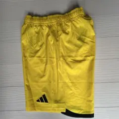 adidas イエロー サッカー　パンツ M メンズ