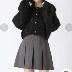 Heather ヘザー　ラメニットカーディガン