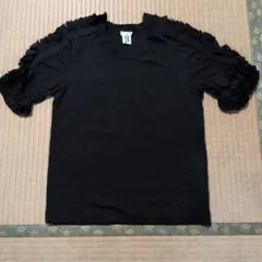 【美品】ノワールケイニノミヤ　コムデギャルソン　フリルTシャツ Sのサムネイル