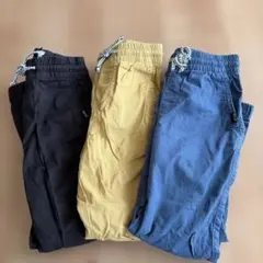 キッズ カジュアルパンツ 3色セット