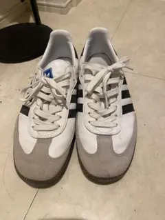 adidas スニーカー ホワイト/グレー 9.5 US