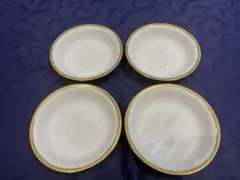 【希少】美品　大倉陶園　片葉金蝕　スープ皿　4枚セット　22cm パスタ用のサムネイル