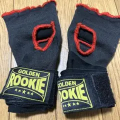 GOLDEN ROOKIE ボクシングバンテージ 黒/赤
