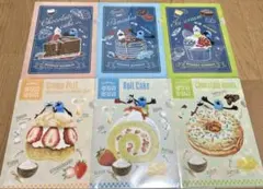 パペットスンスン　ノンノン　スイーツ　クリアファイル　6枚