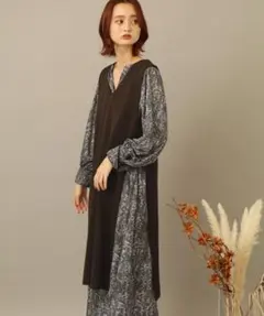 SENSE OF PLACE 2WAY ロングニットベスト