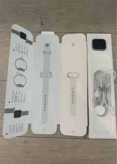 Apple Watch SE GPS 40mm 充電ケーブル付き、バンド付き