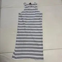FOREVER 21 ノースリーブ ボーダー柄 Lサイズワンピース カジュアル