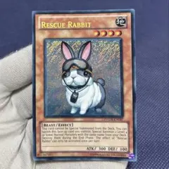 遊戯王　レスキューラビット　英語　シークレット　1st PHSW EU版】レスキューラビット 英語 1st PHSW シークレット - メルカリ