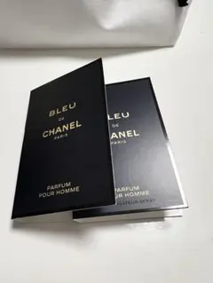 シャネル BLEU DE ブルー ドゥ パルファム　試供品2本
