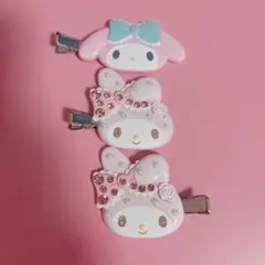 マイメロ キラキラ 前髪クリップ