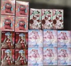 プライズフィギュア　初音ミク4種17体まとめ売り
