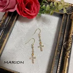 スモーキークォーツとキュービックジルコニアのピアス　イヤリング等に変更可能