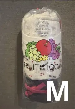 フルーツオブザルーム　長袖ルームウェア ワッフル生地カップケーキ柄　 Mサイズ