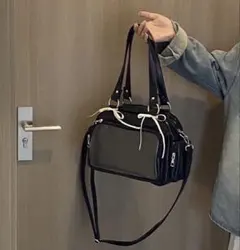 痛バッグ 小さめ 痛バ ミニ 推し活 ブラック ショルダーバック ブラック