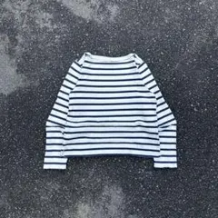90s olduniqlo 短丈ボーダーロンT カットソー長袖C-boy 美品