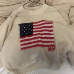 CFPCM アメリカ国旗デザイン セーター Lサイズ