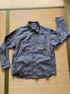 無印良品 フランネルシャツジャケット M グレー