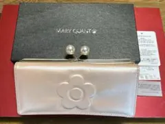 マリークワント　長財布　エンボスデイジーパール パース（パールピンク）ウォレット