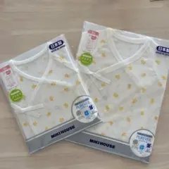 MIKI HOUSE ベビー肌着 50 日本製
短肌着、コンビ肌着セット