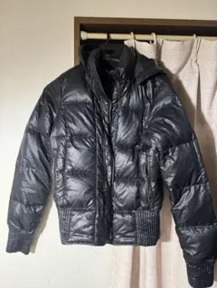 NIKE フード付き　ダウンジャケット 黒