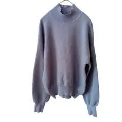 GU 【M】ジーユー レディース ダウンショルダー ハイネックセーター 古着