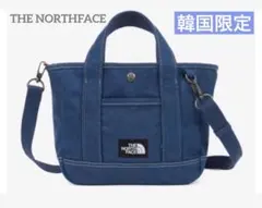 ノースフェイスTHE NORTHFACE 韓国限定　デニムショルダーバッグ新品のサムネイル
