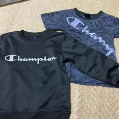 Champion スウェットシャツとTシャツセット 100cm~