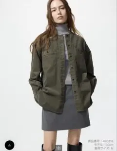 新品　ユニクロ　 コーデュロイロングシャツジャケット　Ｌサイズ