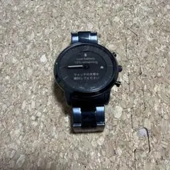 FOSSIL スマートウォッチ 本体 ブラック