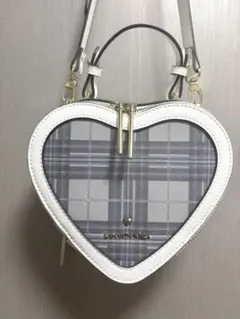 サマンサベガ ハート型ショルダーバッグ　ハート　ハンドバッグ　ショルダーバッグ
