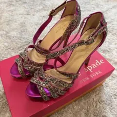 Kate Spade ビジュー付きハイヒール 6.5