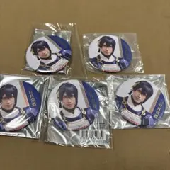 ミュージカル刀剣乱舞 三日月宗近 黒羽麻璃央 缶バッジ5点