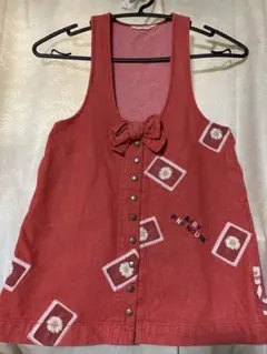 BABY PINK HOUSE ベビーピンクハウス赤色ジャンバースカート 即決可