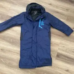 asics H1 ダウンコート 130サイズ ネイビー