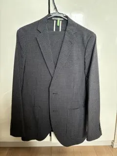 チェック柄ビジネススーツ（ジャケット・パンツセット）洋服の青山