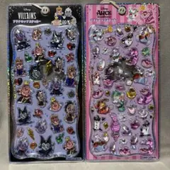 【正規品】　ヴィランズ　アリス　プチドロップステッカー　ディズニー