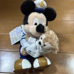 ディズニーリゾート ミッキーフィガロぬいぐるみバッジキーチェーン