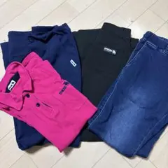看護介護医療系ウェアmoz. infirmiere ポロシャツ　パンツ4点セットのサムネイル