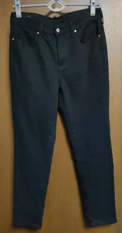 定価3.6万　美品　レリアン　ストレッチデニムパンツ　L JEANS　ブラック